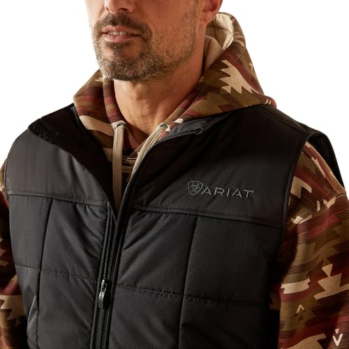 ARIAT Crius Insulated Vest, Phantom Chambray, Small
