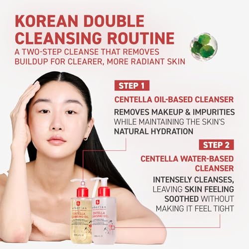 Erborian Cleansing Oil, Gentle Makeup Remover with Centella Asiatica Known for Soothing Properties, Hydrates & Supports Skin Barrier, Korean Skincare