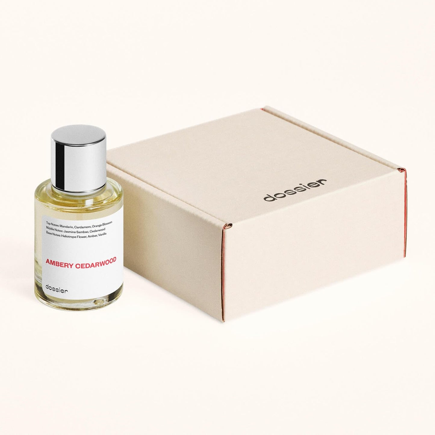 Dossier - Ambery Cedarwood - Eau de Parfum - Perfume Luxury - Pure Infused - Paraben-Free - Vegan - For Women - Fragrance 1.7 oz (Spray 50ml)