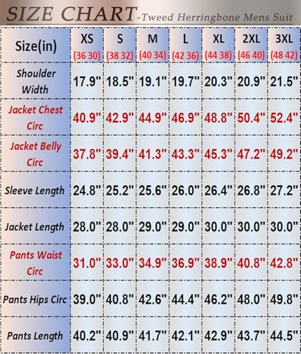 Retro 3 Piece Suit Tweed Herringbone Men's Suits Slim Fit Groom Tuxedos Set Prom Brown Grey Jacket Blazer Vest Pants Green L