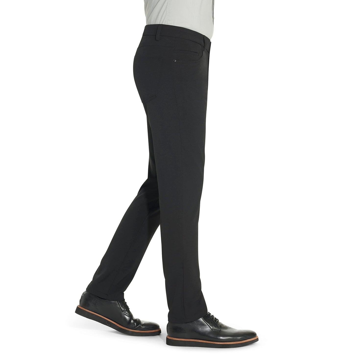 Van Heusen Men's Slim Fit Flex 4-Way Stretch Tech Pant, Black, 36W x 32L