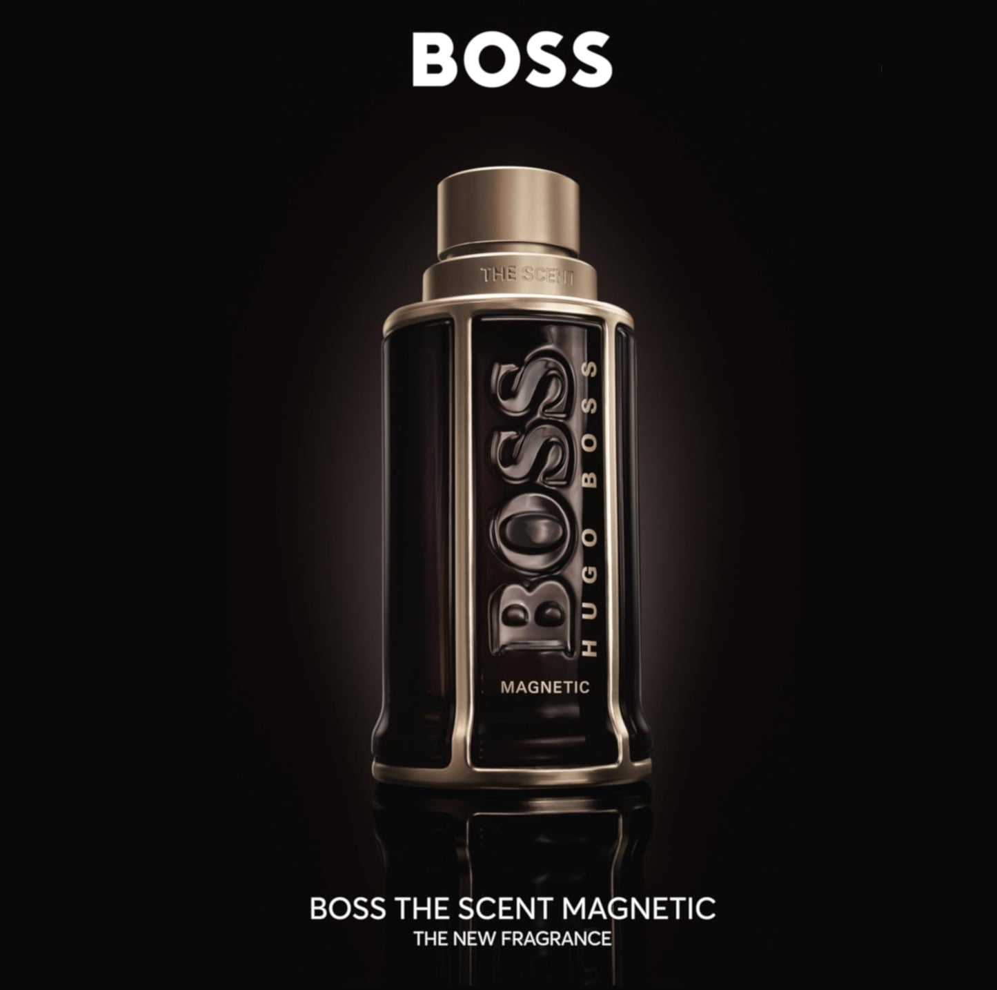 Hugo Boss The Scent Magnetic Eau de Parfum – Ambery Men's Cologne – With Notes of Maninka Fruit & Vanilla – Luxury Perfumes for Men – Long Lasting Fragrance