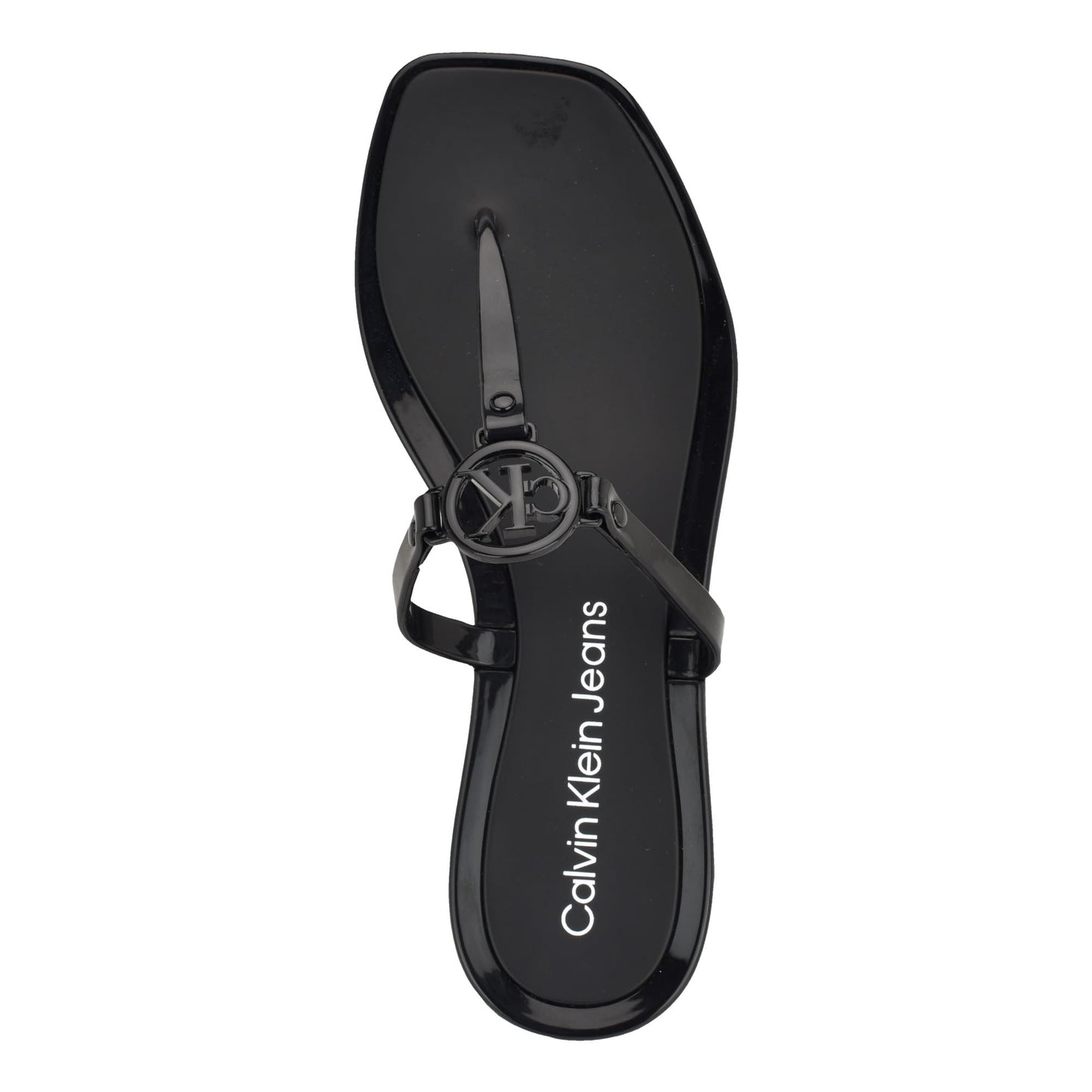 Calvin Klein Women's Edhen Sandal, Black 001, 8