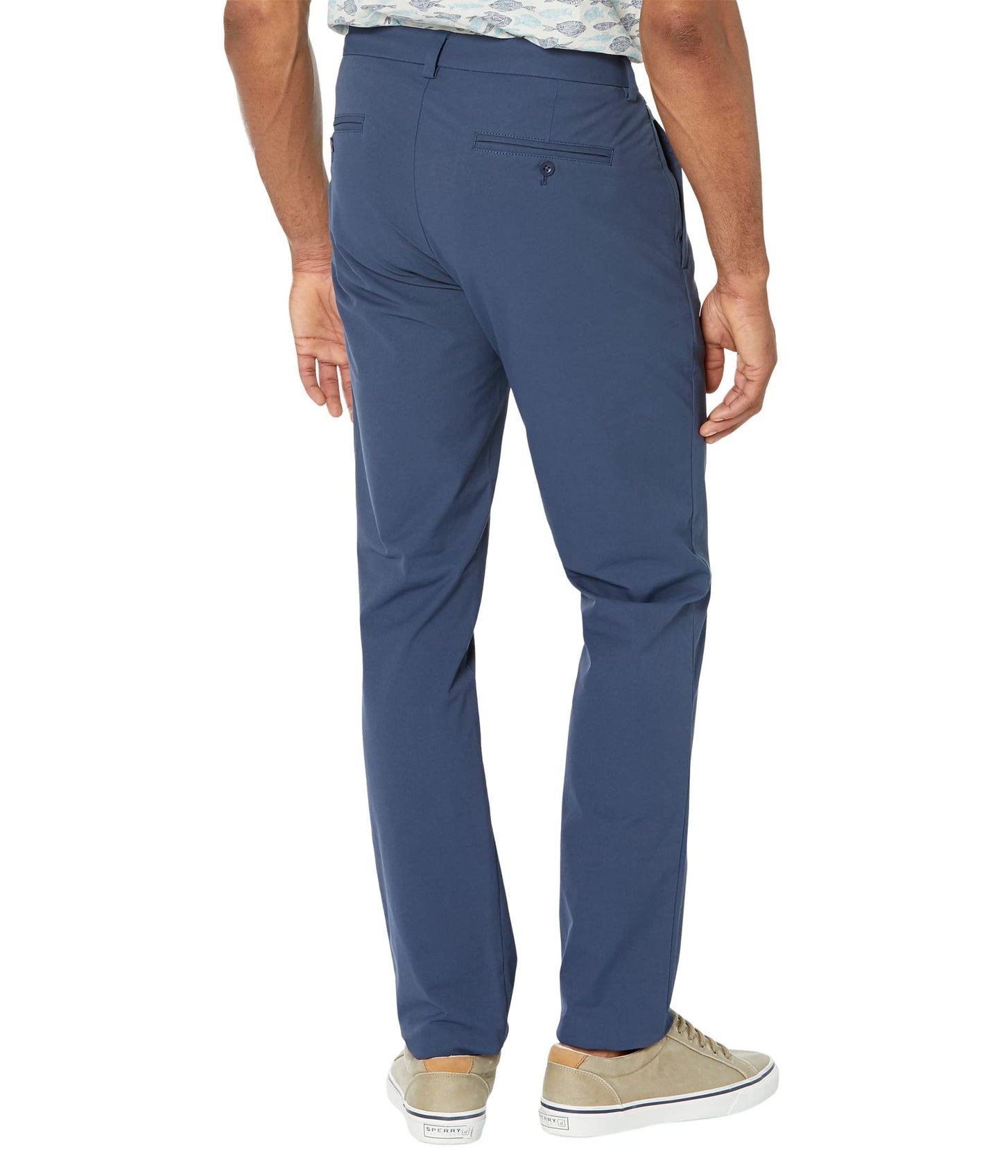 vineyard vines Men's On-The-Go Pant, Blue Blazer, 38W x 32L