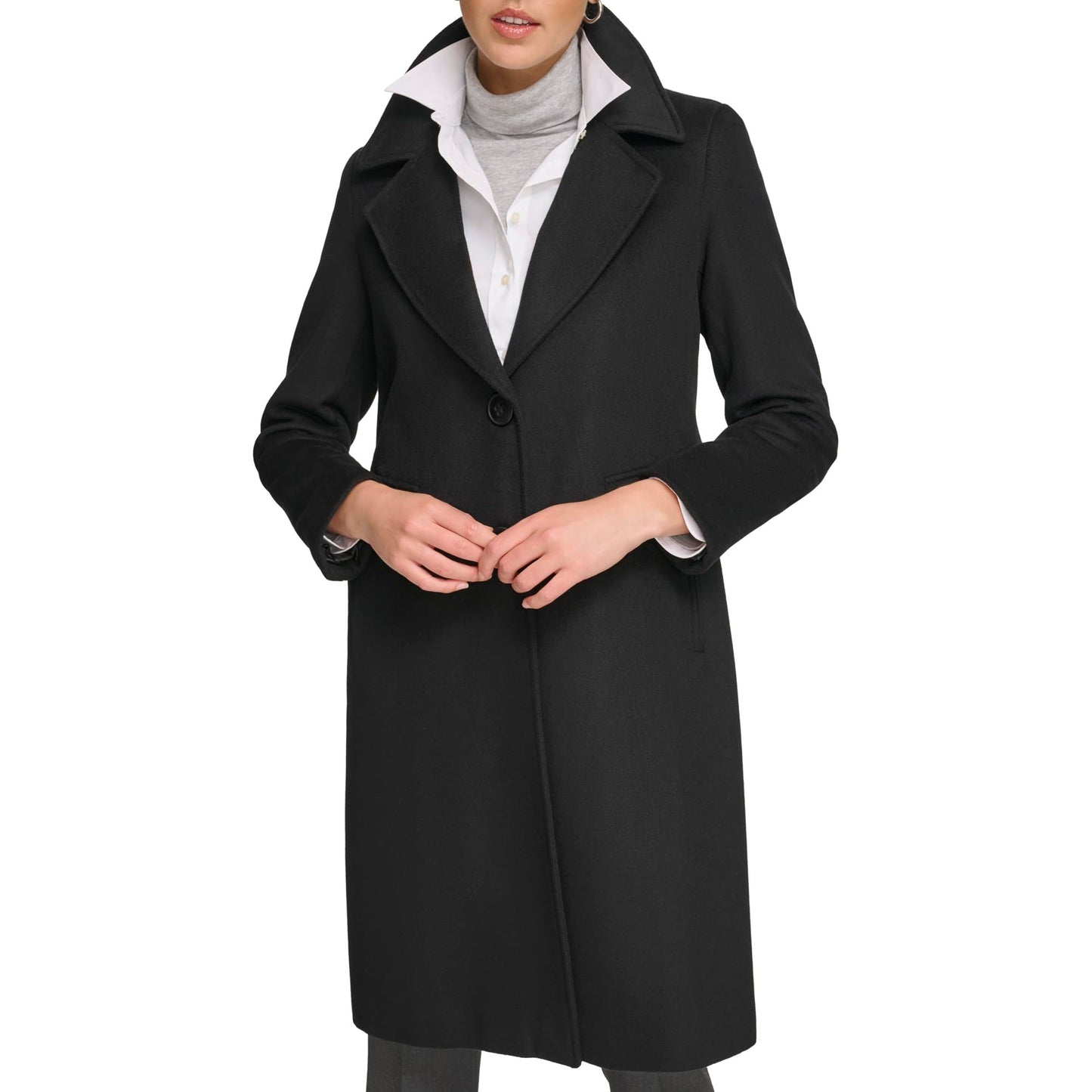 Calvin Klein Women's Outerwear Jacket,Black,4