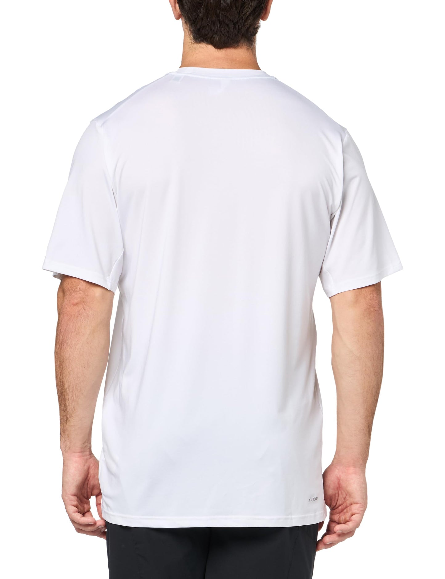 adidas Men's Essentials Stretch Training T-Shirt, White/Black, Large