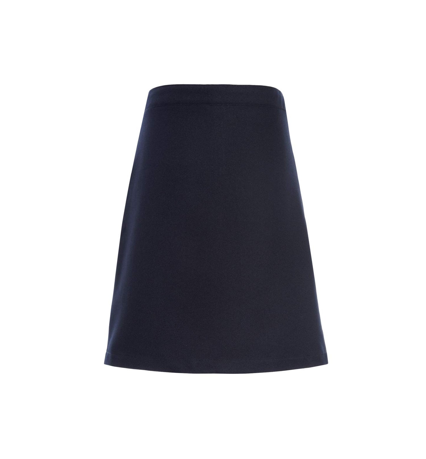 Tommy Hilfiger Girls Adjustable Solid Pleated Flat Back Skort US 14, Navy