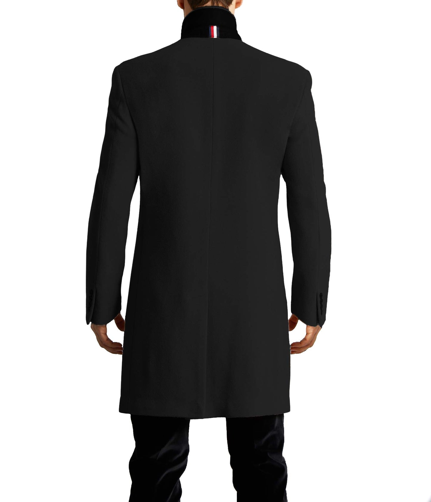 Tommy Hilfiger Men's All Weather Top Coat, Black, 40S