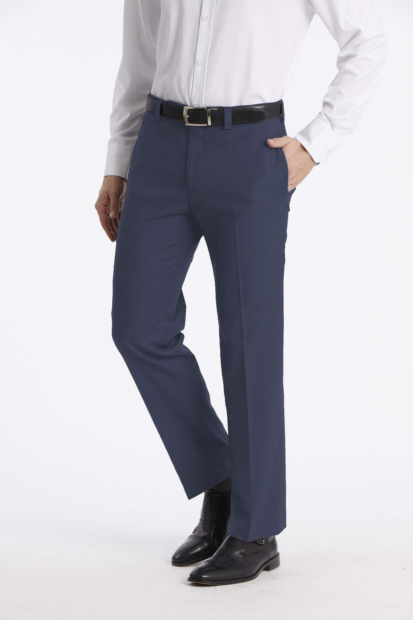 Calvin Klein Men's Modern Fit Dress Pant Dark Blue