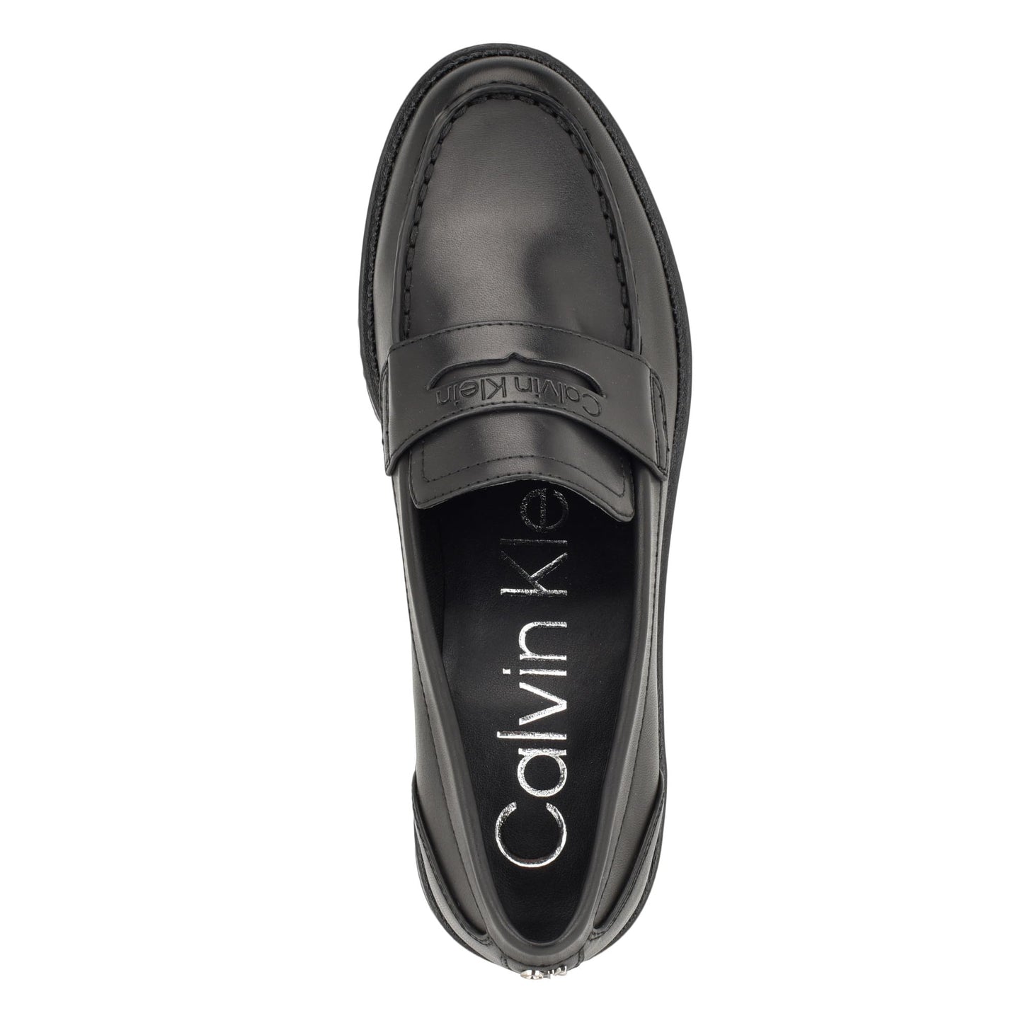 Calvin Klein Women's Frenza Loafer, Black 001, 8