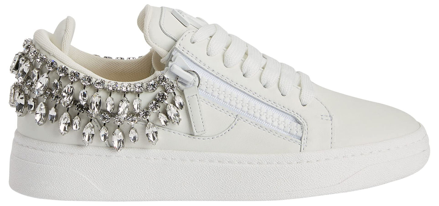 Giuseppe Zanotti, Gz94 Low-Top Sneakers Leather, 5, White