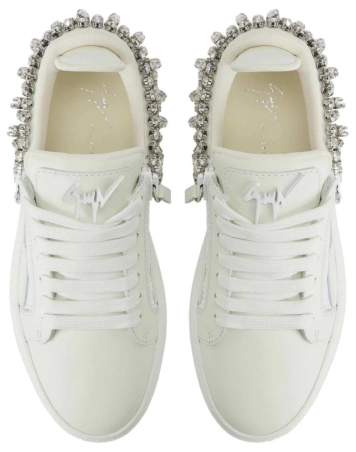Giuseppe Zanotti, Gz94 Low-Top Sneakers Leather, 5, White