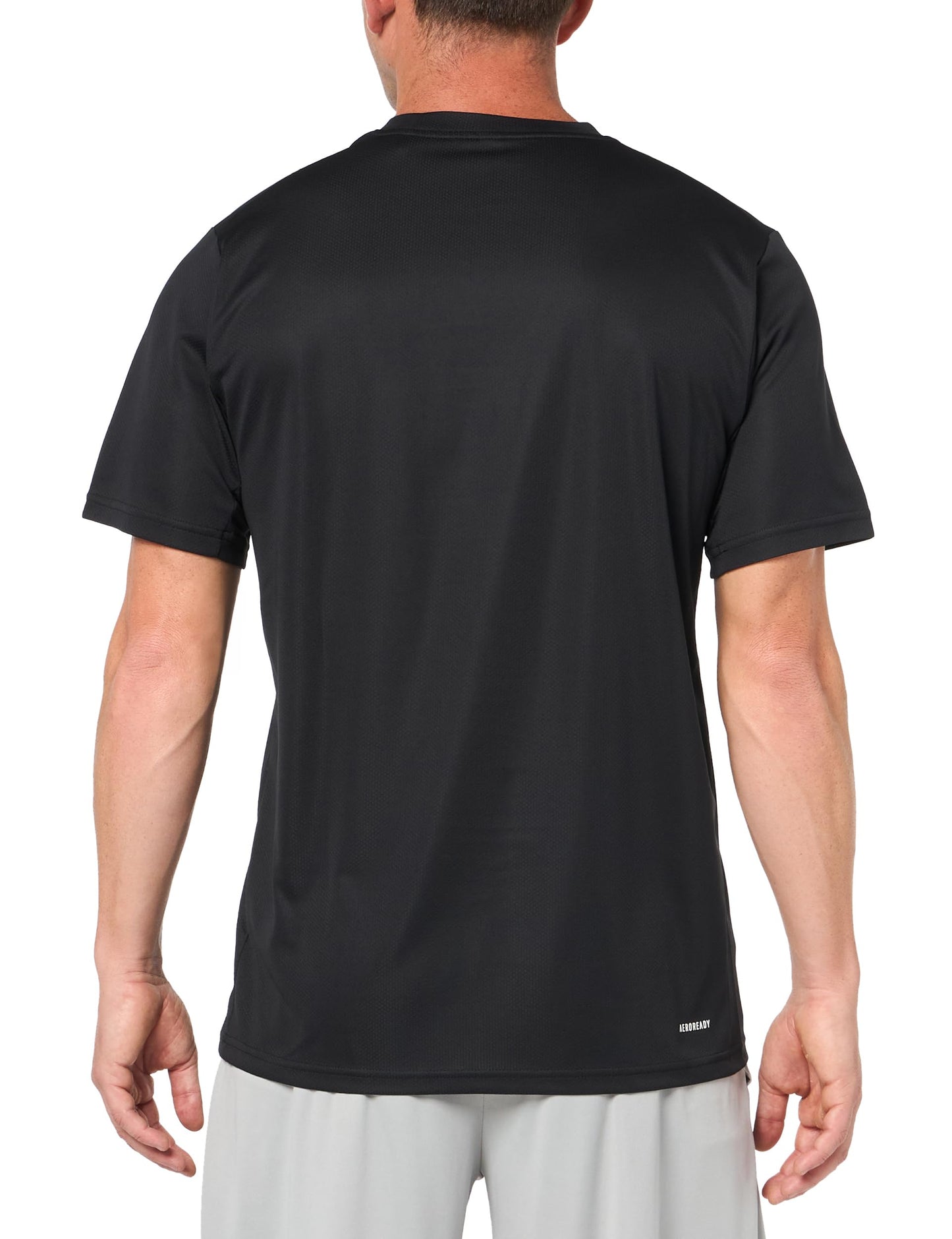 adidas Men's Train Essentials T-Shirt, Black/White