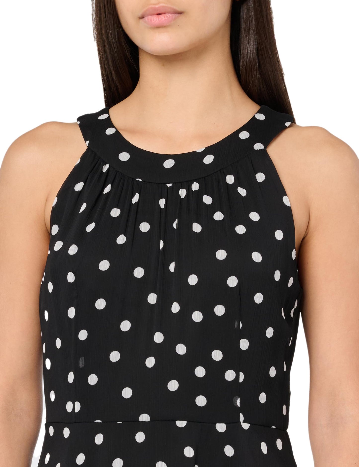 Tommy Hilfiger Women's Dresses Dress,Black/Ivory,16