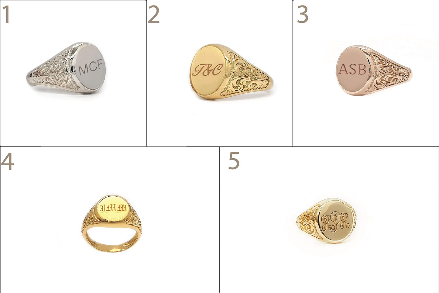 Elegant jewel box Unisex Oval custom signet ring in solid gold 9k, 14k, & 18k, Personalized signet ring, Custom Initial engraved chevalier ring, Family gift, RN386