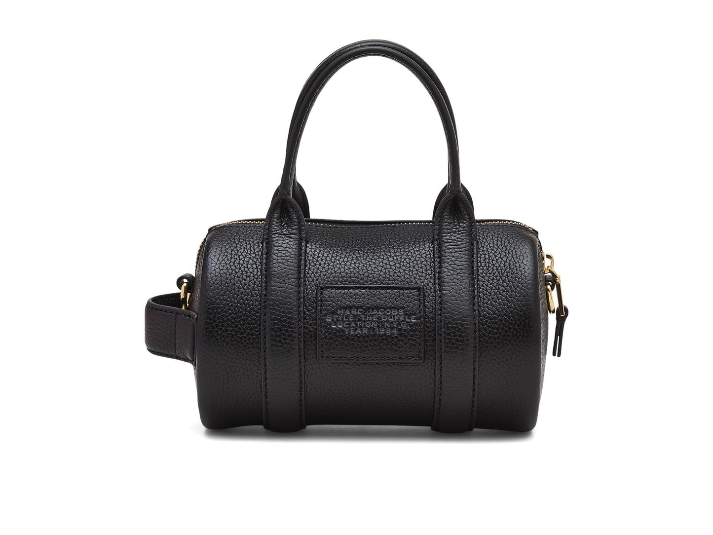 Marc Jacobs The Leather Mini Duffle Bag, Black