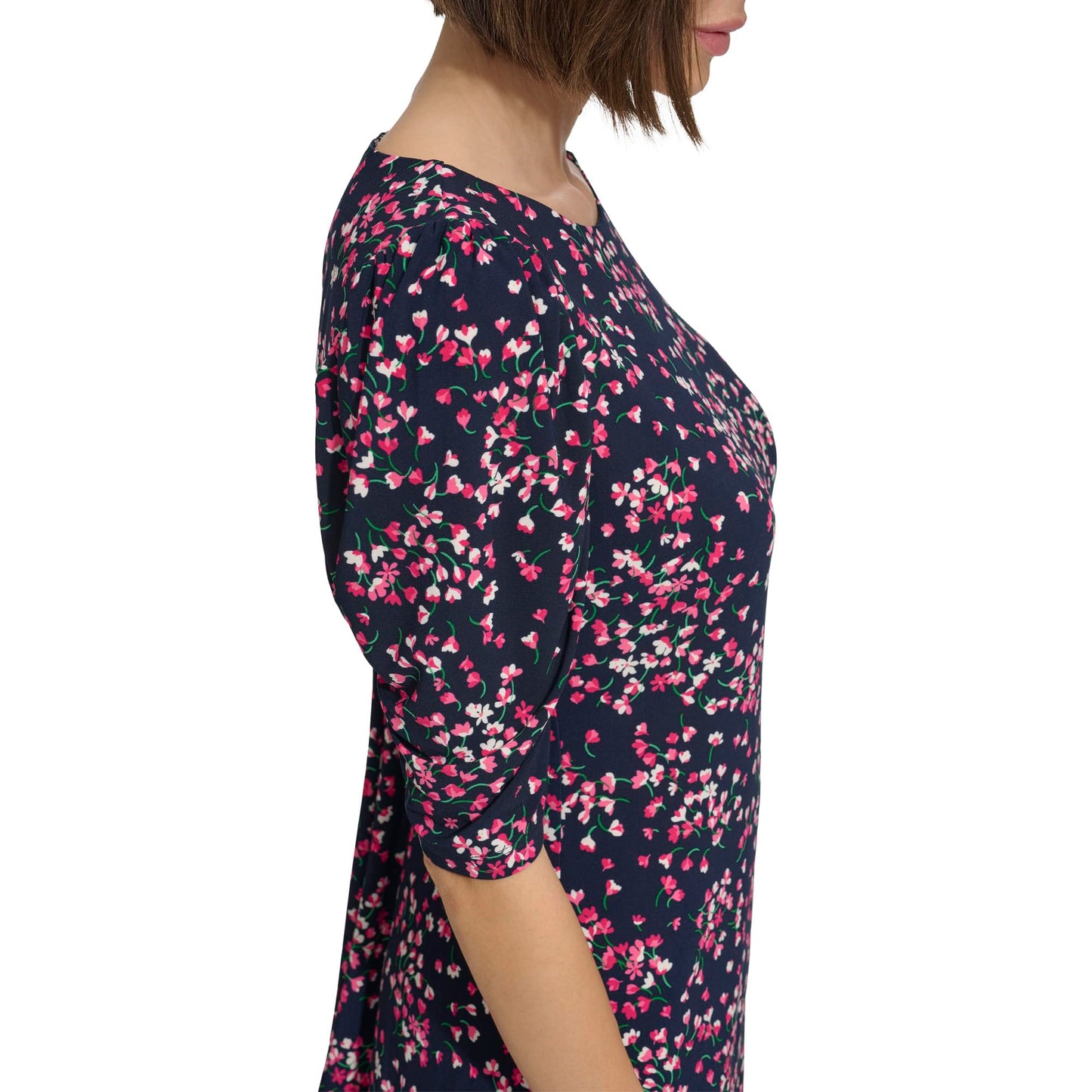 Tommy Hilfiger Women's Dresses Dress,Sky Captain/Bloom,6
