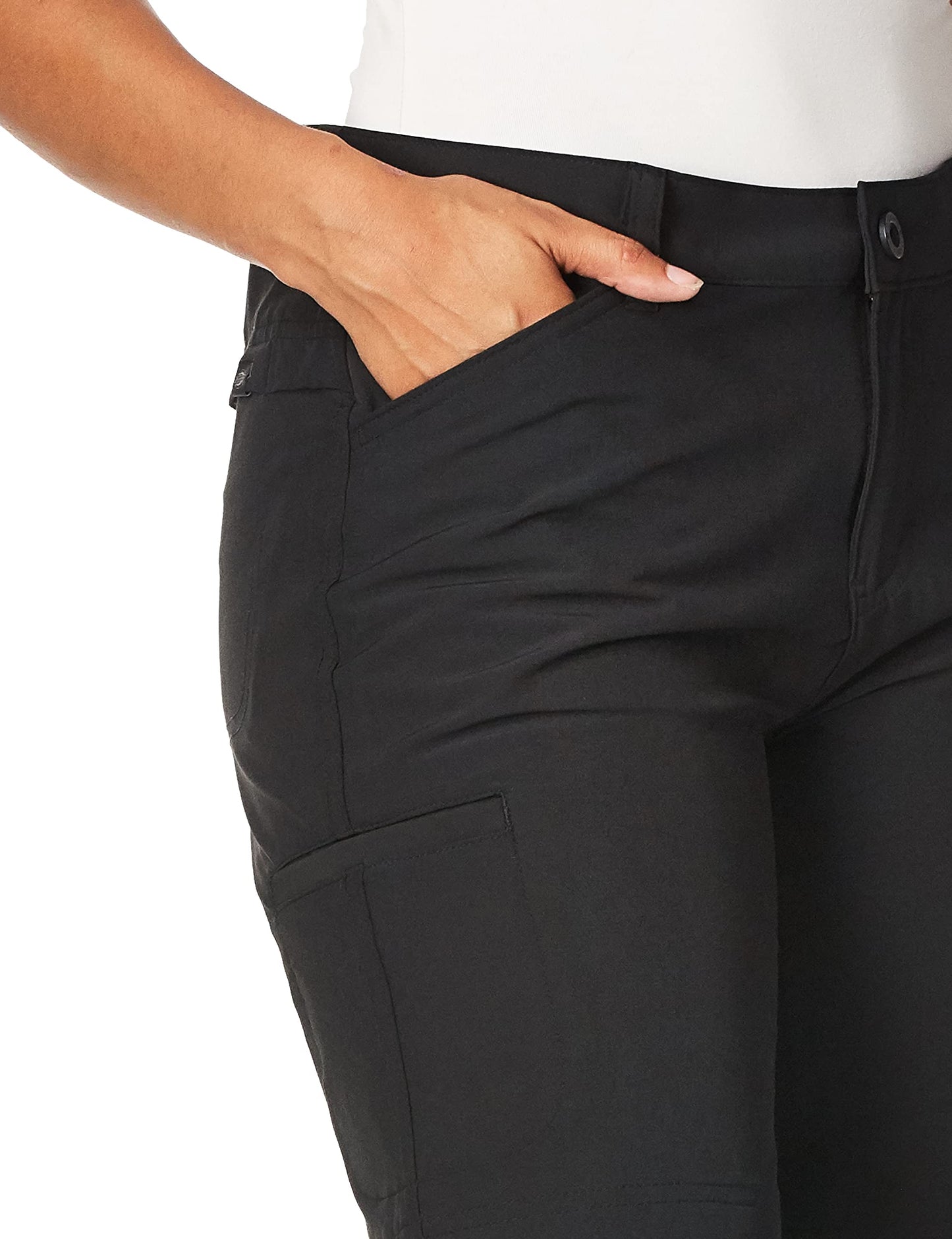 Dickies Women's Temp-IQ Stretch Performance Short, Black, 8