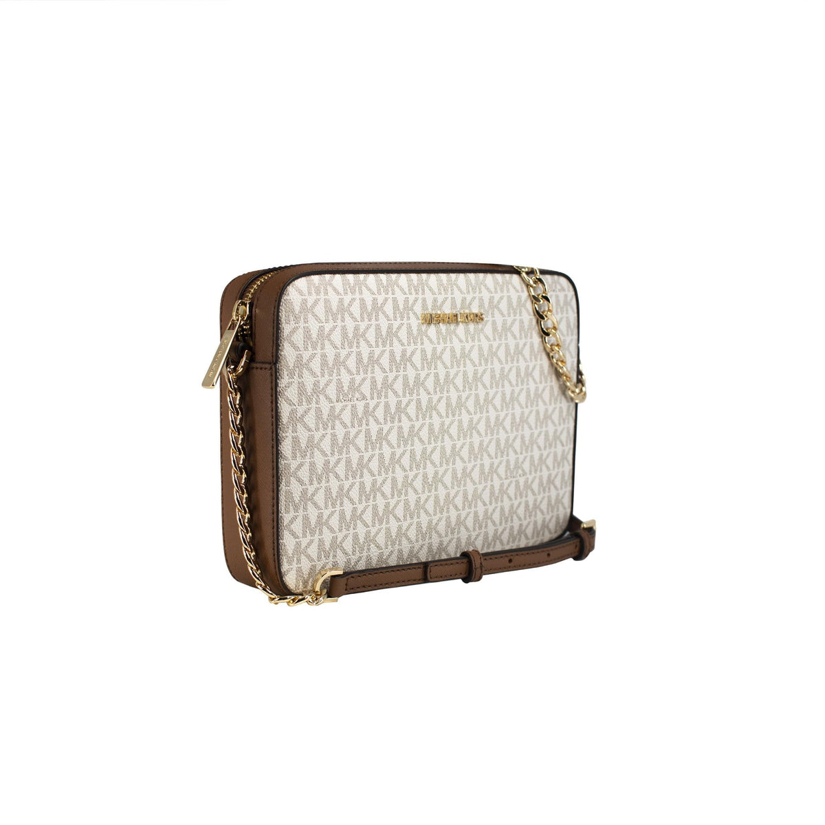 Michael Kors Women's Jet Set Item Lg Crossbody, Vanilla 2019, One Size