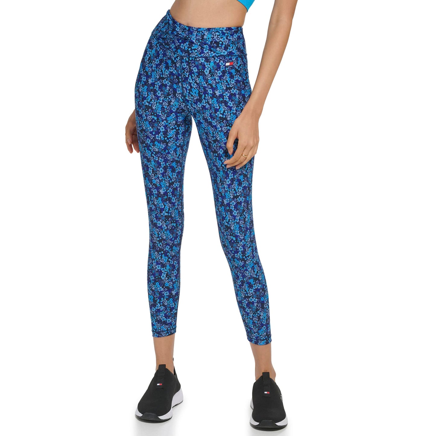 Tommy Hilfiger Sport Womens Sport Legging,Navy Combo,Medium