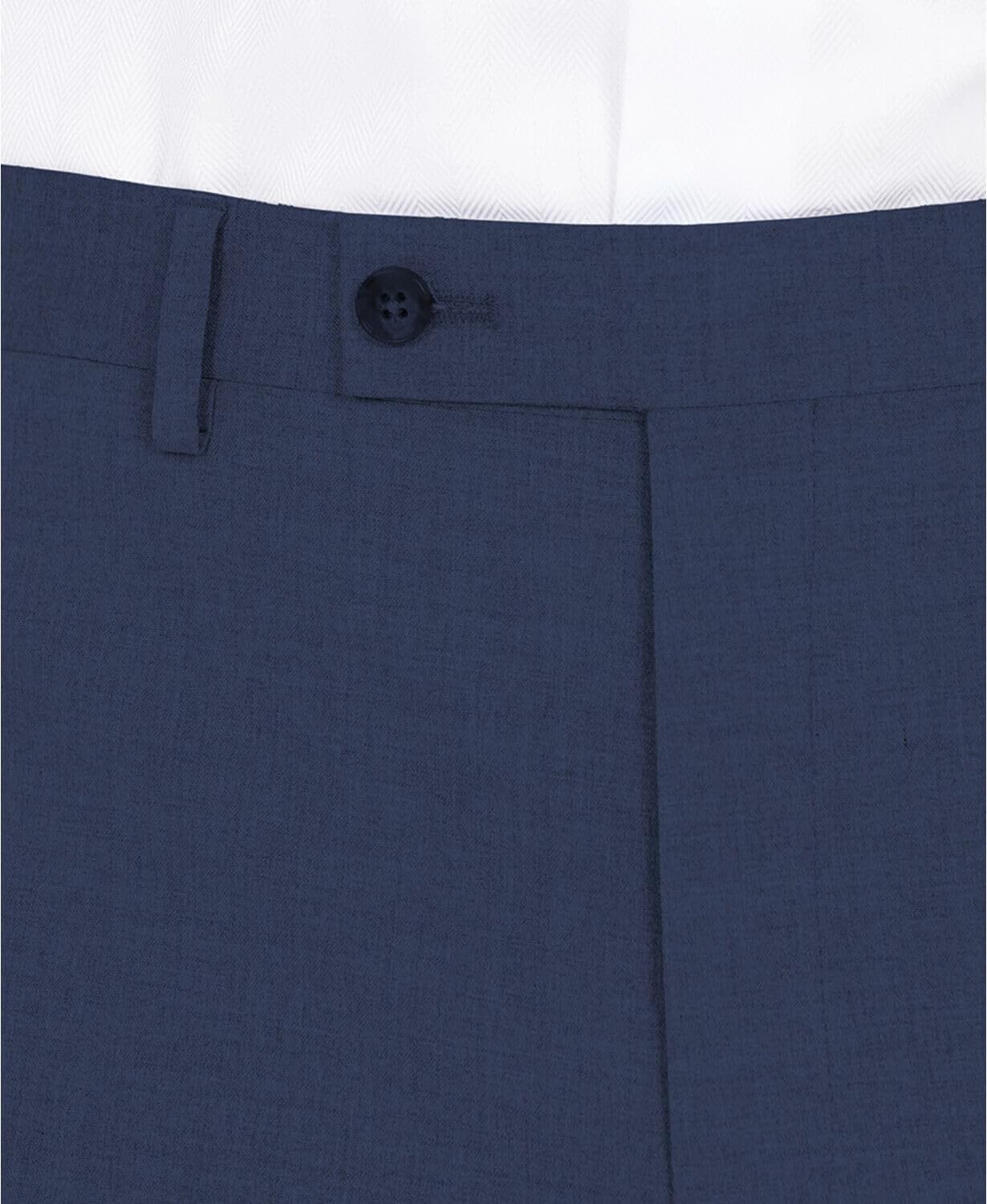 DKNY Men's Modern Fit High Performance Separates Suit Pants, Navy Solid, 38W x 32L