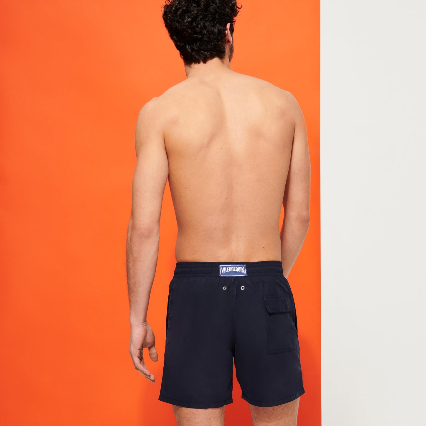 Vilebrequin Men Swim Trunks Solid, L, Black
