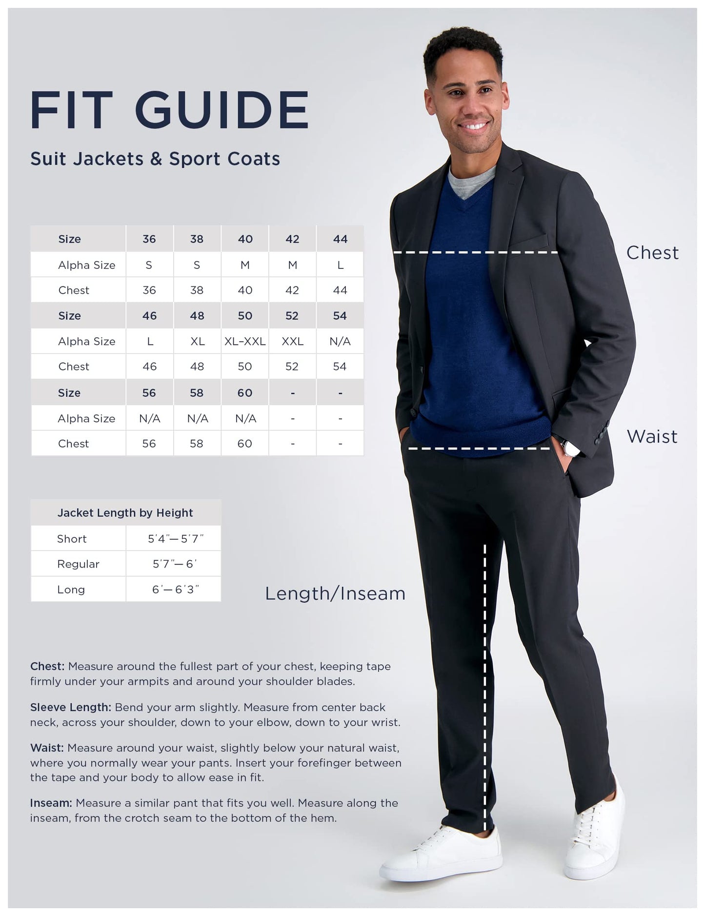 Haggar Mens Premium Stretch Tailored Fit Subtle Pattern Suit Separates- Pants and Jackets Blazer, Camel- Jacket, 44 US