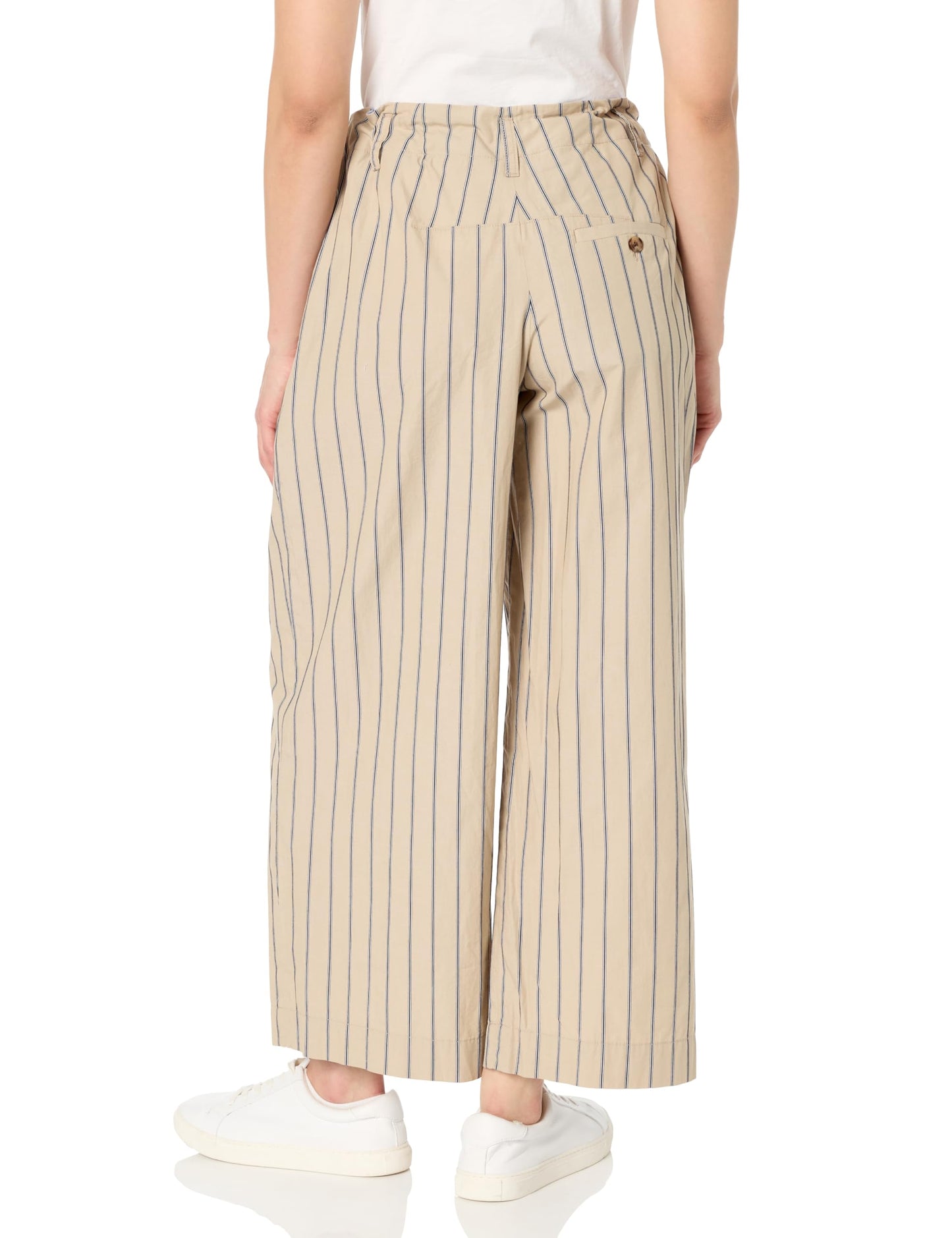 Nautica Women's Stripe Wide Leg Pants, Rope Multi