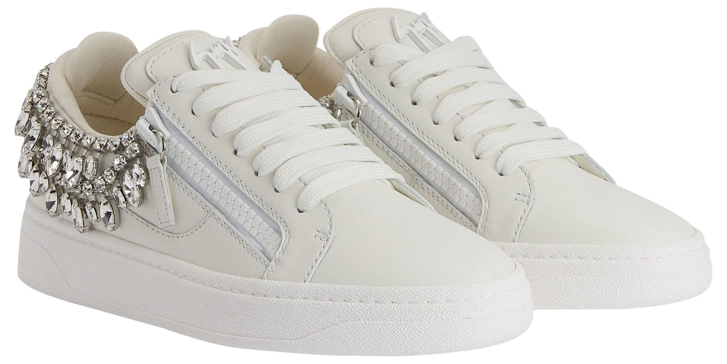 Giuseppe Zanotti, Gz94 Low-Top Sneakers Leather, 5, White