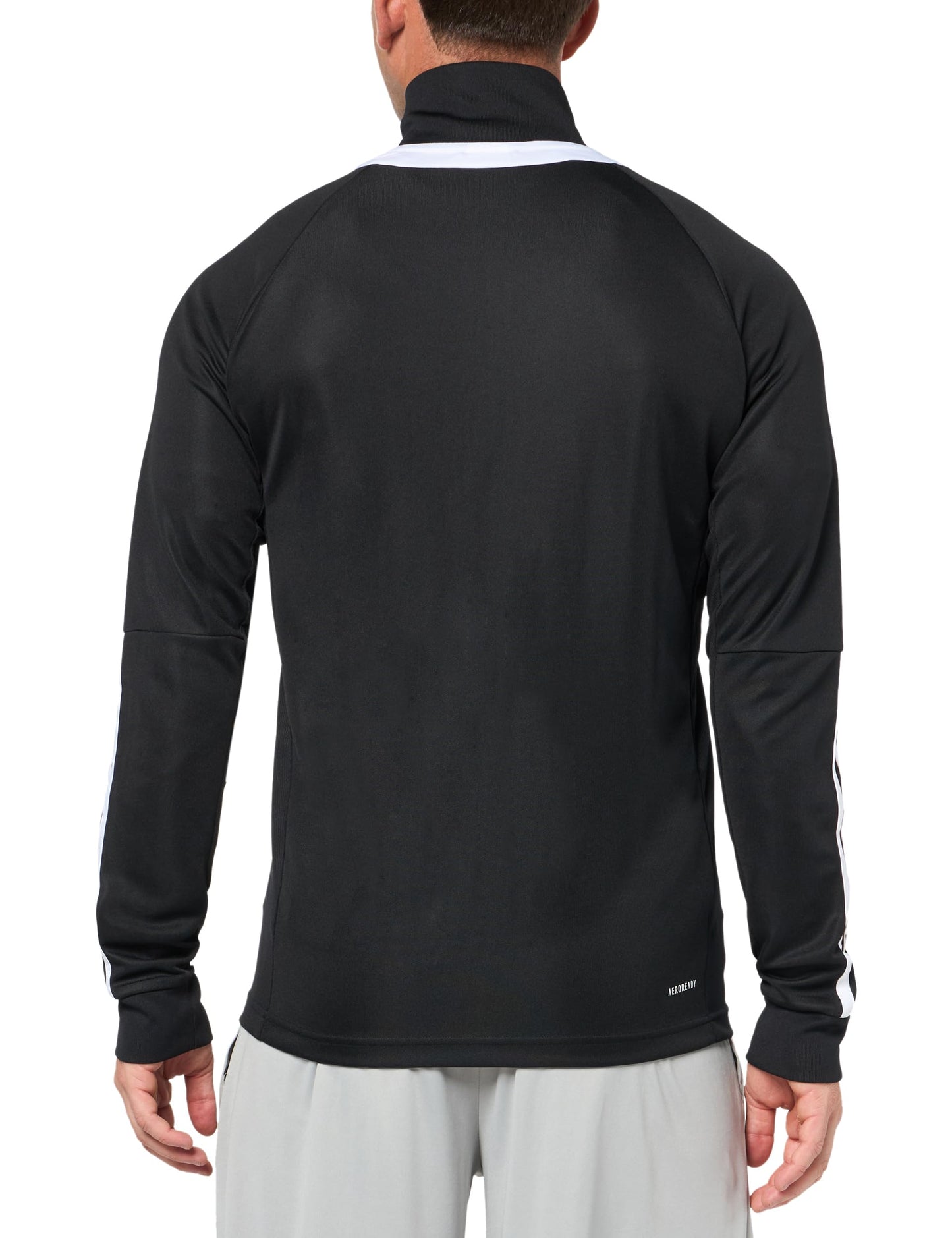 adidas Men's Sereno Cut 3-Stripes Slim Track Jacket, Black/White