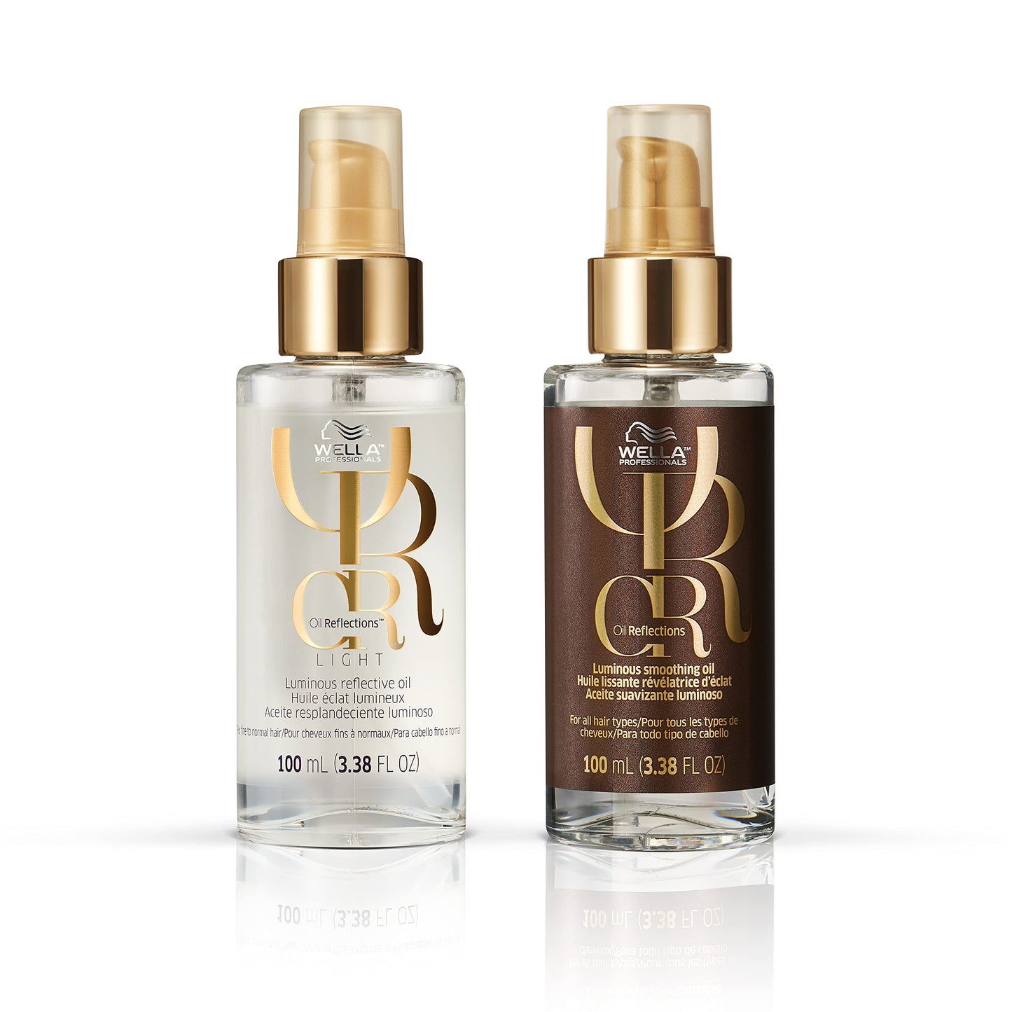Wella Professionals Oil Reflections Luminous Smoothening Hair Oil, Luxury Hair Oil, For All Hair Types, 3.38 fl oz