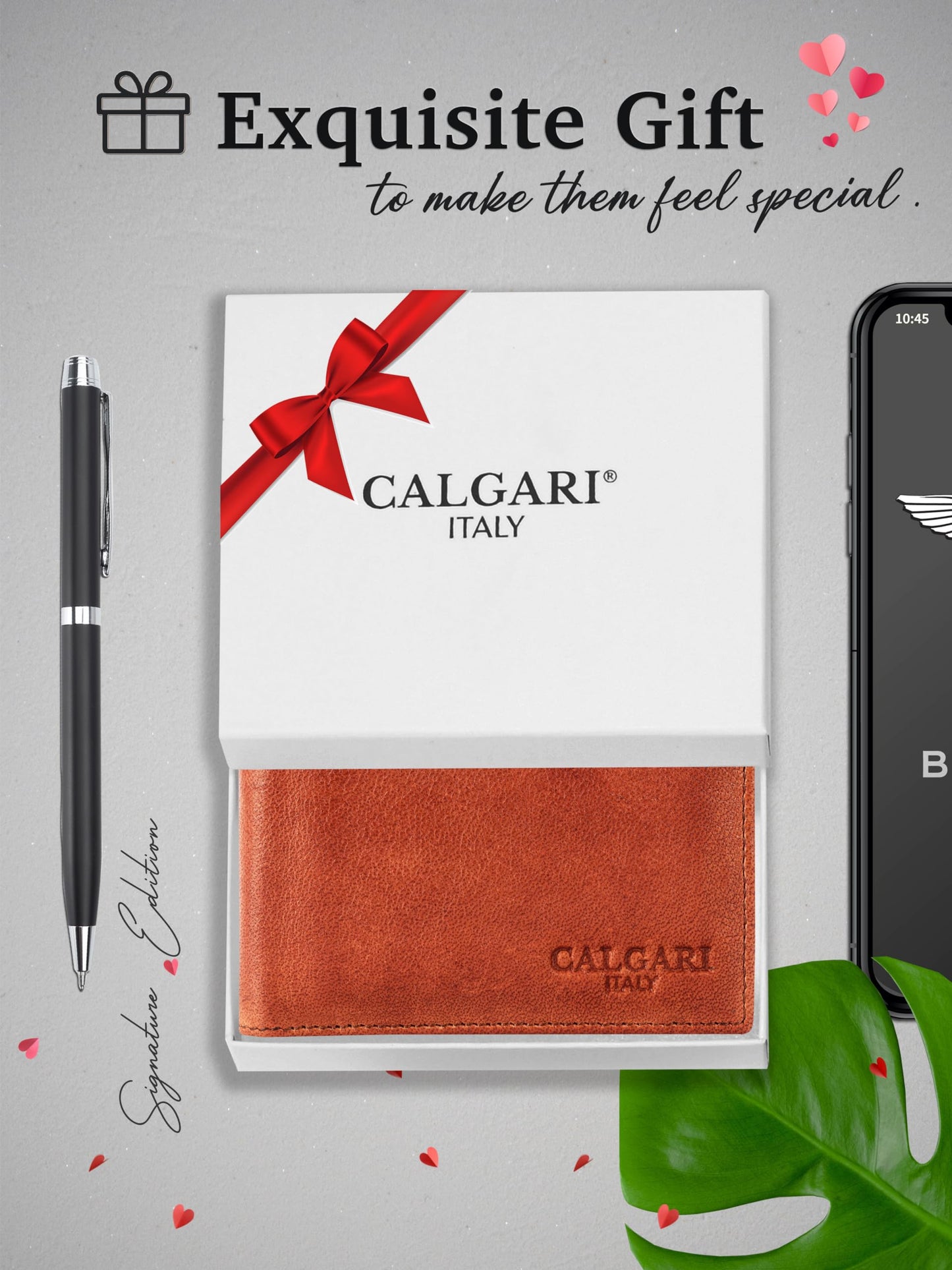 CALGARIยฎ Italian Luxury Leather Wallets For Men | Bifold