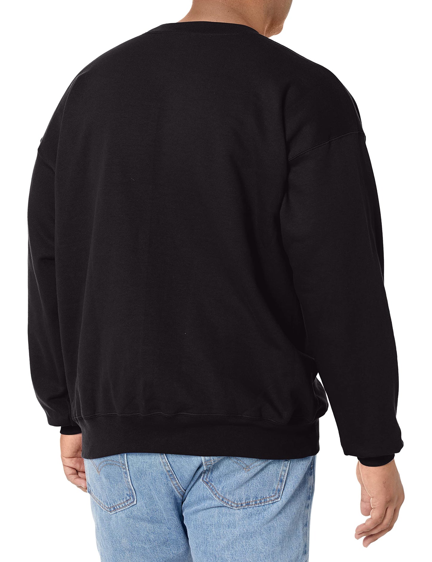 Hanes Men's Ultimate Cotton Heavyweight, Black, XX-Large