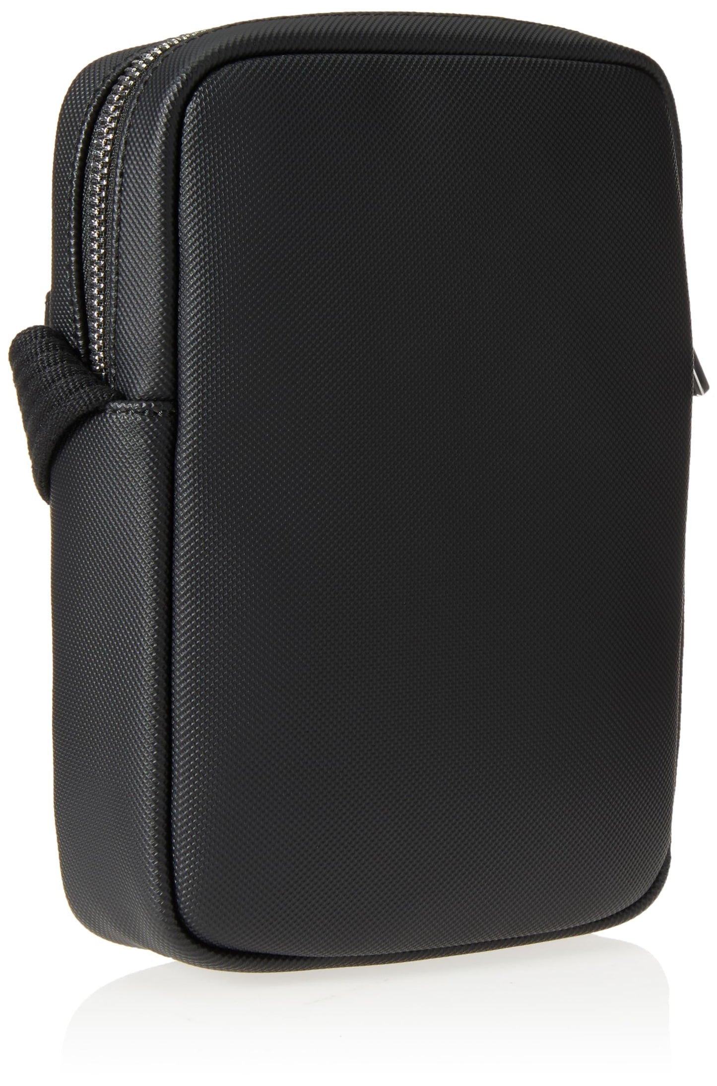 Lacoste Men's Classic Slim Vertical Camera Bag, BLACK, ONE SIZE