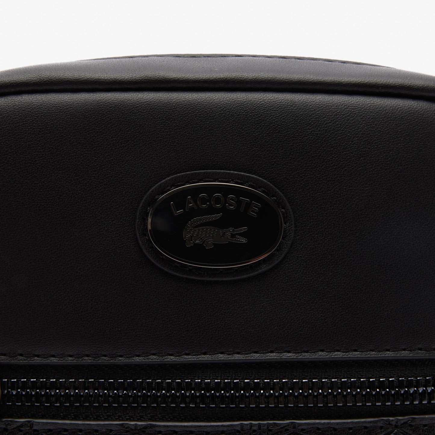 Lacoste Men's Vertical Camera Bag, Black, One