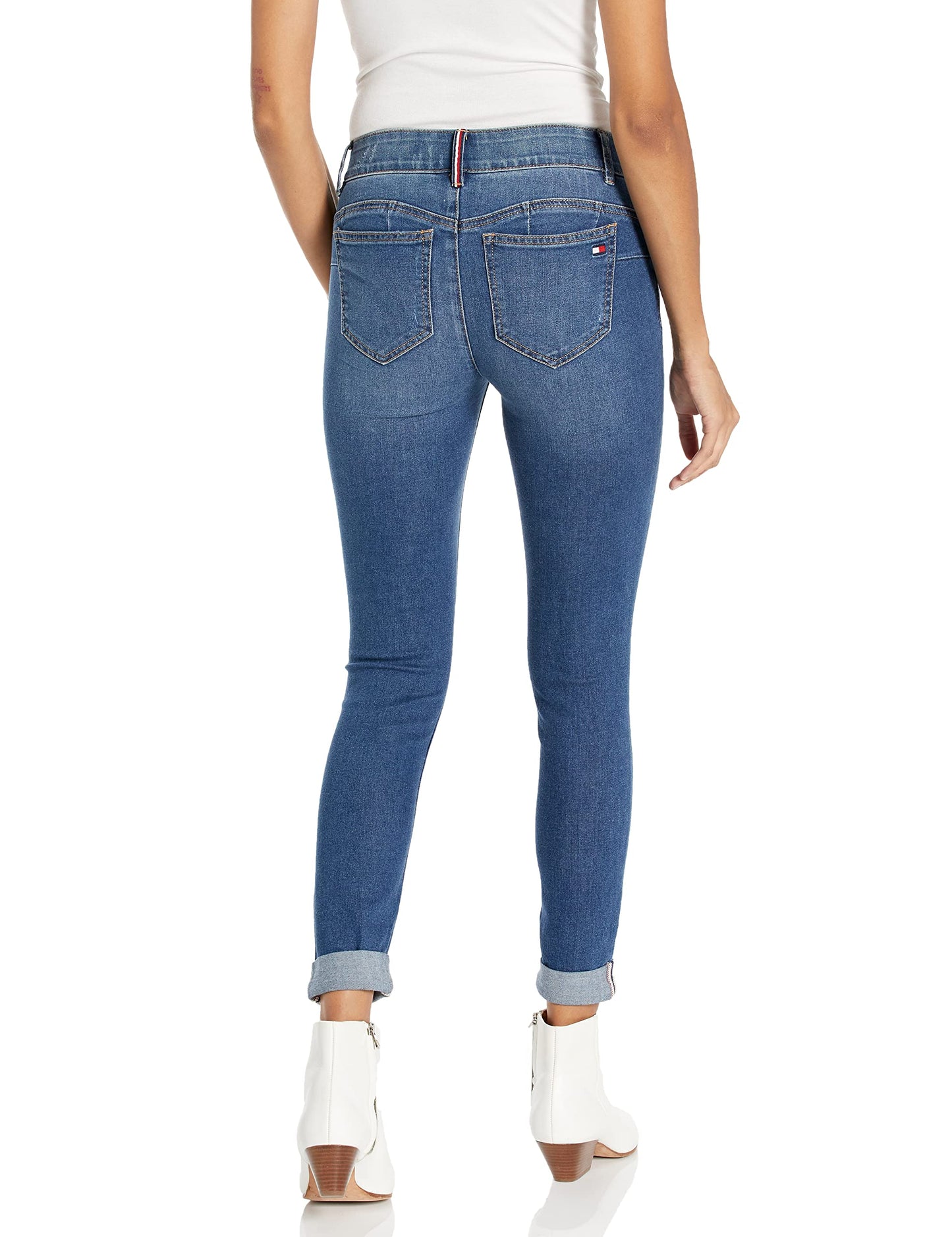 Tommy Hilfiger Women's Waverly Skinny Jeans, Clara Wash, 6