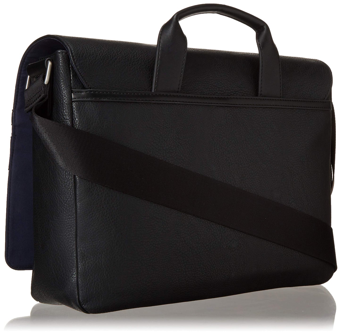 Tommy Hilfiger womens Leo Messenger Bag, Pebble Black, One Size US