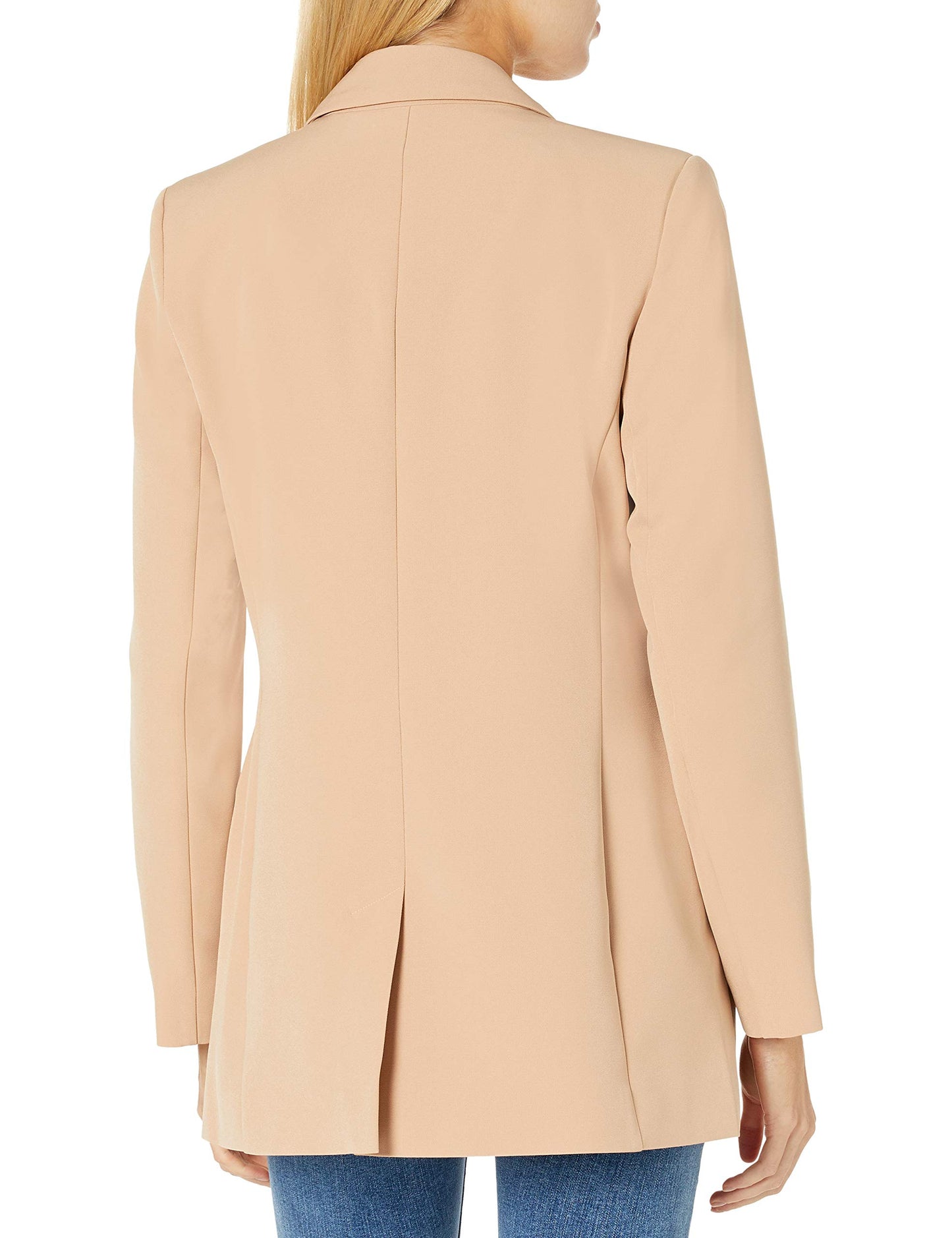 The Drop Women's Blake Long Blazer, Praline, Small