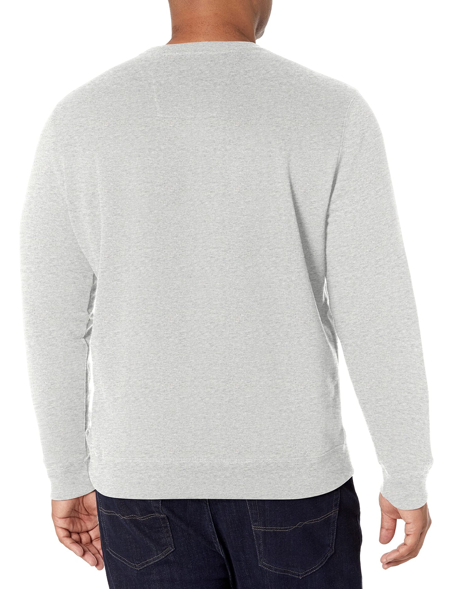 Nautica Men's Basic Crew Neck Fleece Sweatshirt, Grey Heather, X-Large