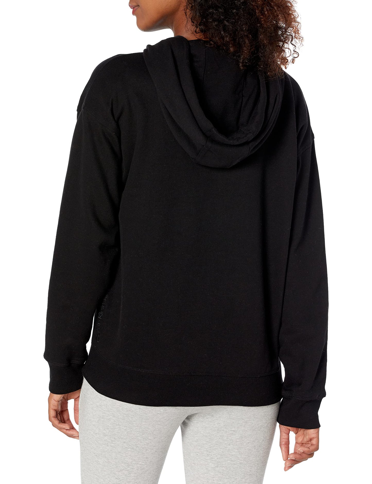 Calvin Klein Performance Women's Eco Fleece Hoodie, Black, Small