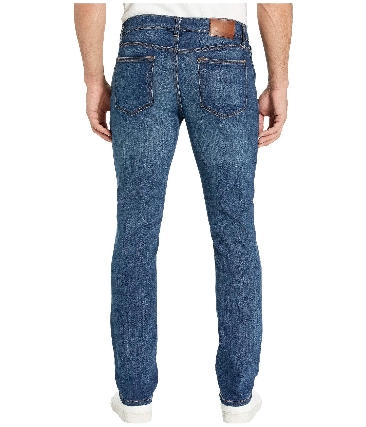 Tommy Hilfiger mens Thd Straight Fit Jeans, Dark Wash, 34W x 32L US