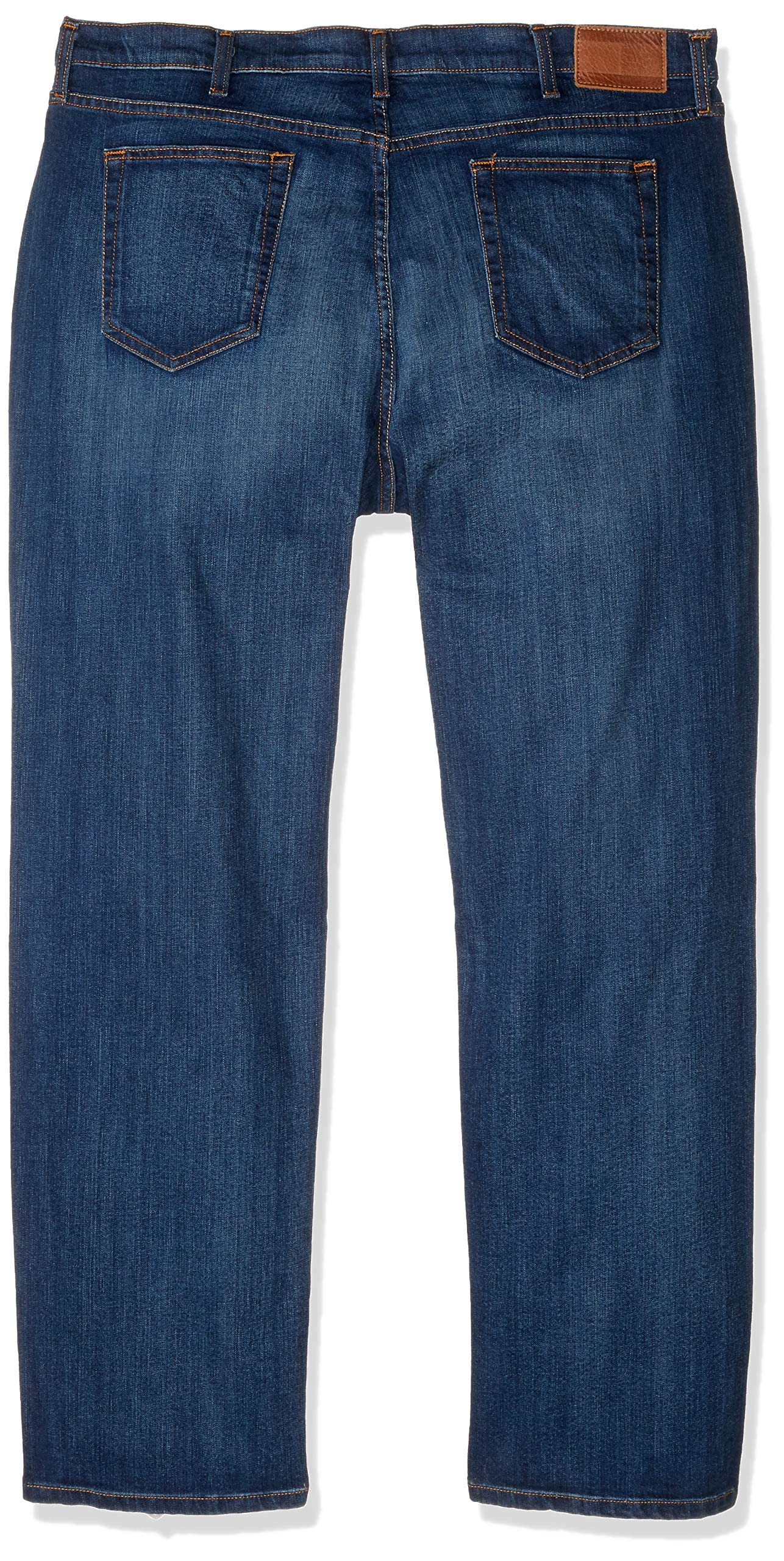 Tommy Hilfiger mens Thd Relaxed Fit Jeans, Dark Wash, 36W x 32L US