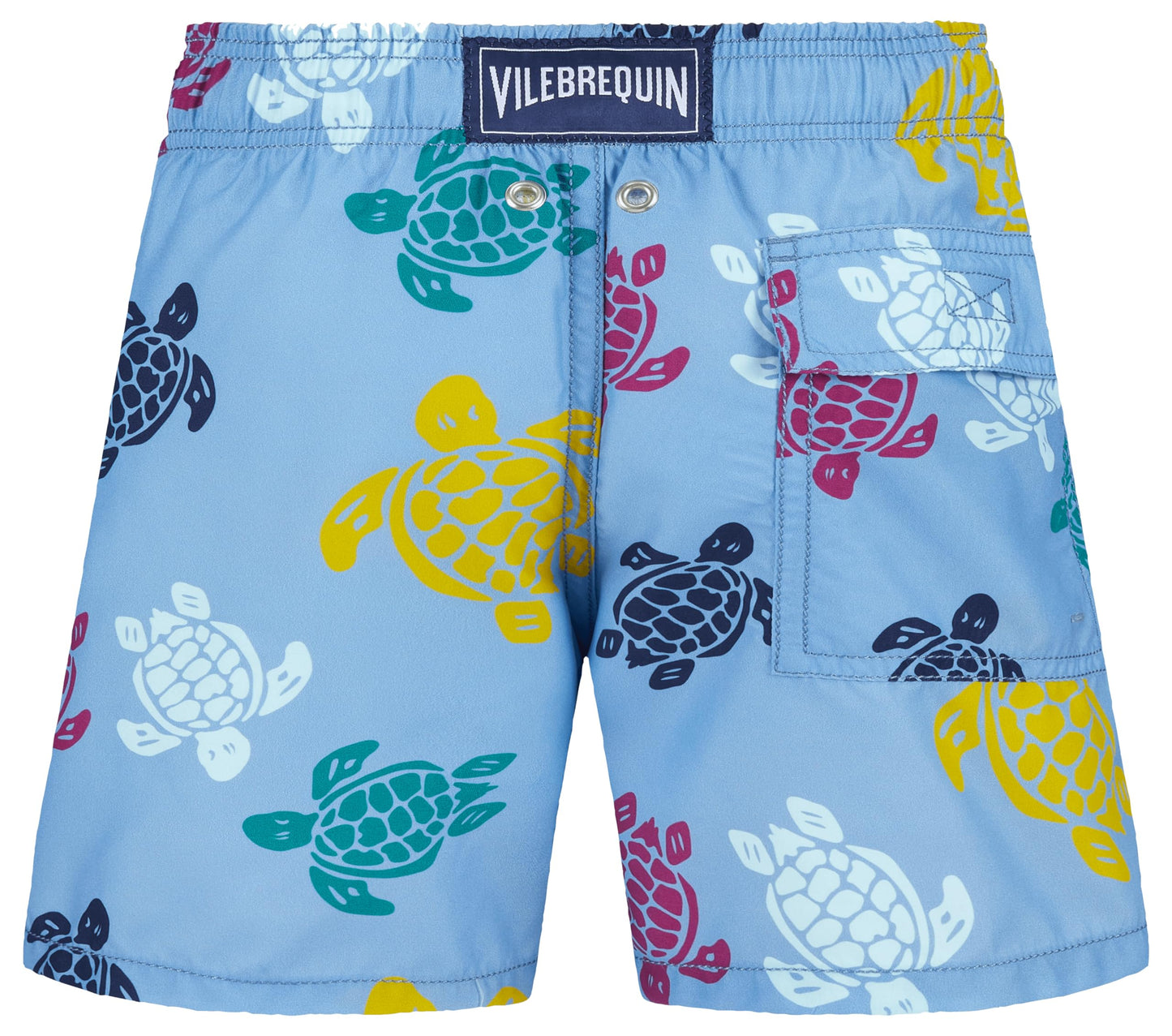 Boys Swim Shorts Ronde Des Tortues Multicolores,Divine,8ANS