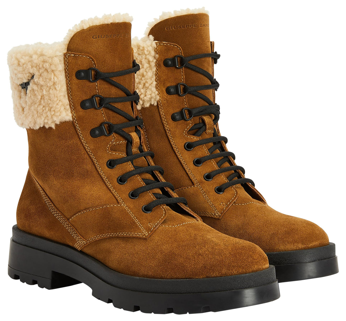 Giuseppe Zanotti, Jaure Leather Boots, 9.5, Beige