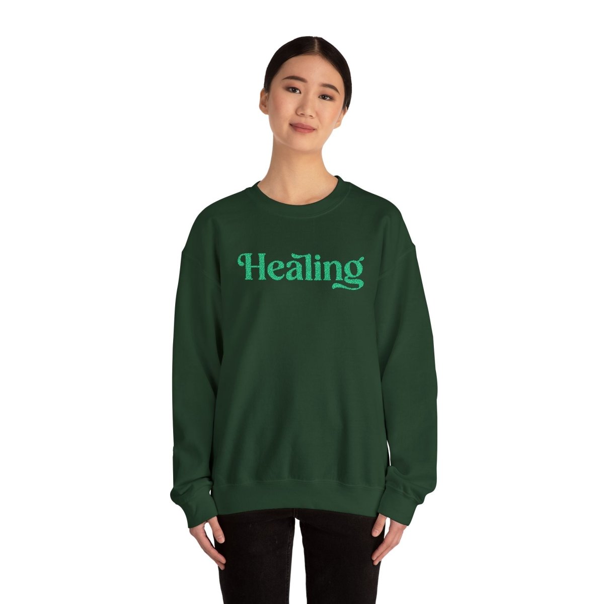 Healing Embroidered Sweatshirt