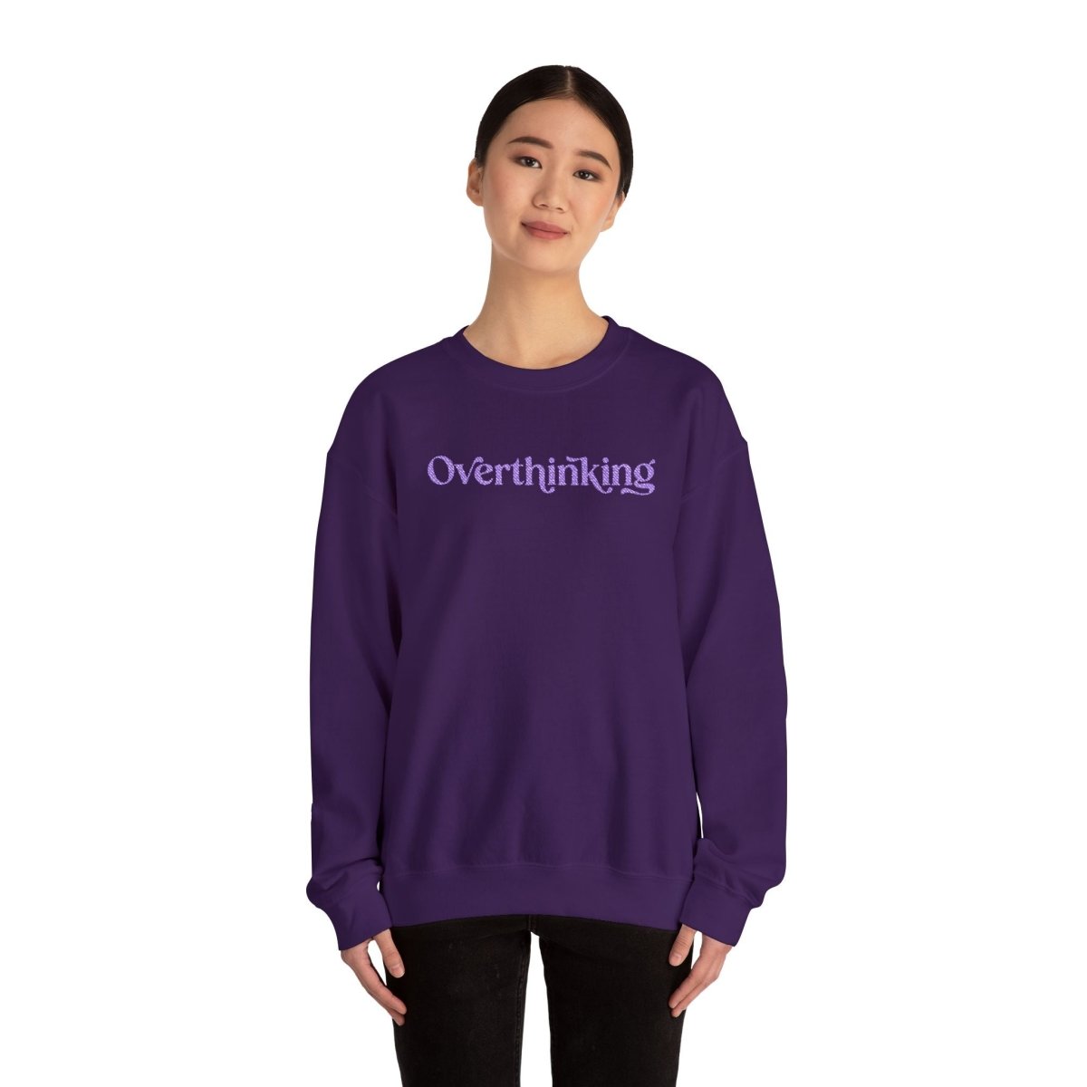 Overthinking Embroidered Sweatshirt
