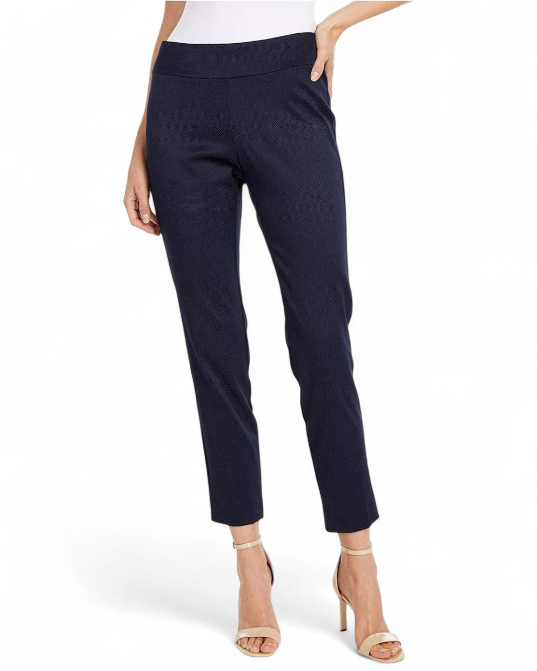 Krazy Larry P807 Pique Ankle Pant - Navy