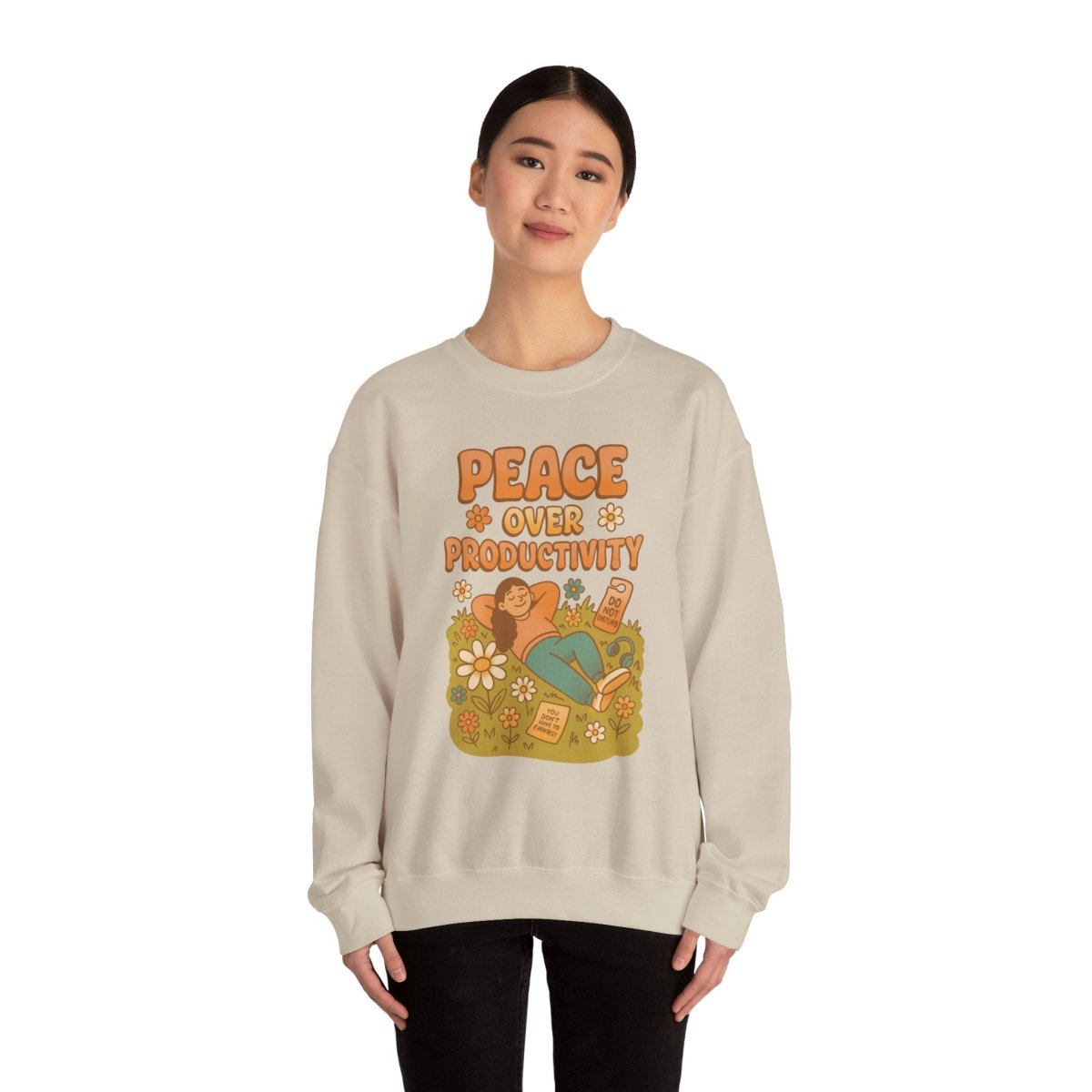 Peace Over Productivity Sweatshirt