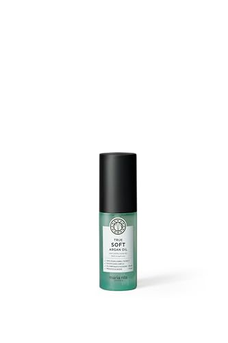 Maria Nila True Soft, Moisturizing Argan Oil For Dry Brittle Hair, Argan Oil Remoisturises & Reduces Frizz, 100% Vegan & Sulfate/Paraben free, 1.0 Fl Oz