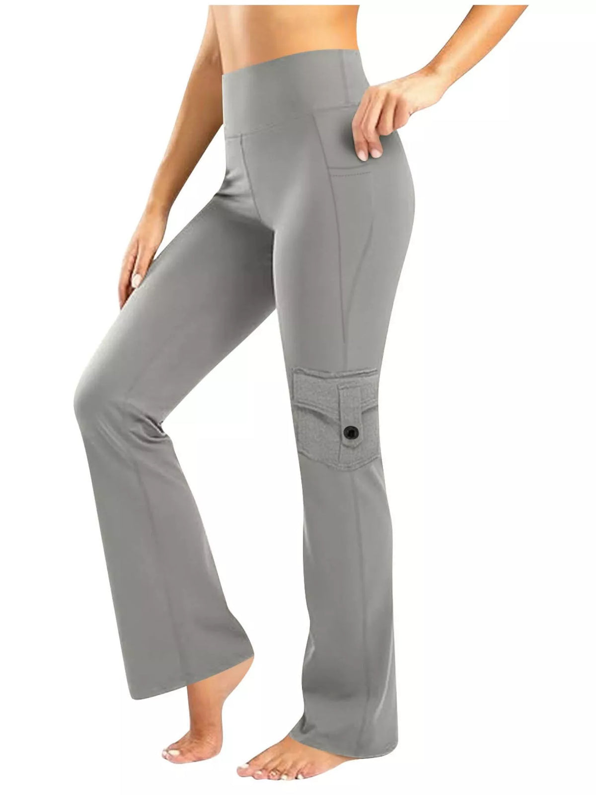 High-Waisted Yoga Pants with Pockets